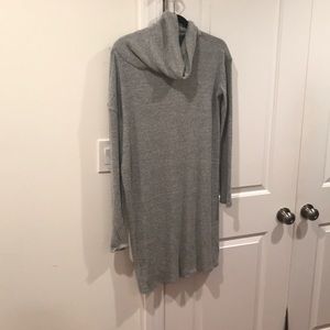 Tall Gap Softspun Ribbed Cowl-Neck Sweater Dress